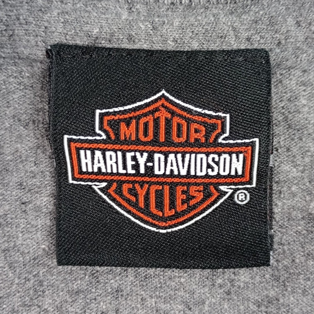 Harley-Davidson Mens M Gray Heather 115th Anniversary Eagle Graphic Tshirt - Picture 3 of 6
